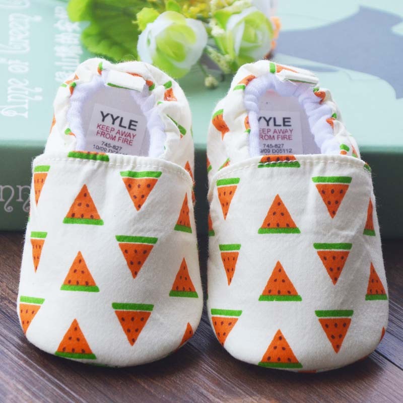 Foreign Trade Soft Bottom, Pure Cotton Cartoon Can Not Drop Baby Shoes, 0-1 Year Old Indoor Toddler Shoes, Spring And Autumn Men And Women Bao Baoxie