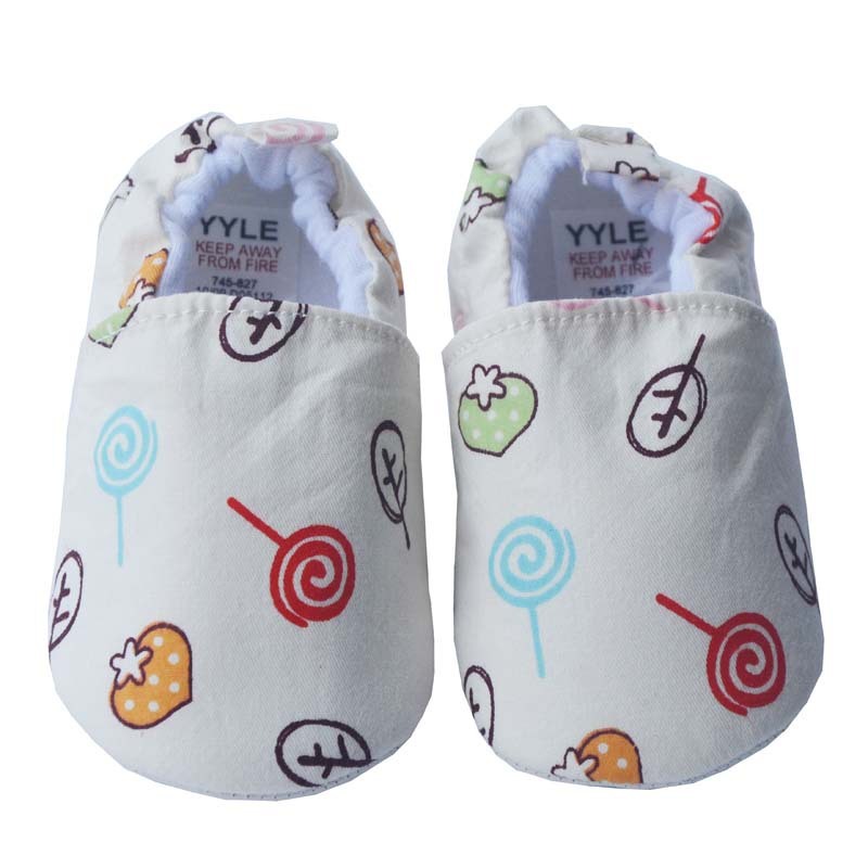 Foreign Trade Soft Bottom, Pure Cotton Cartoon Can Not Drop Baby Shoes, 0-1 Year Old Indoor Toddler Shoes, Spring And Autumn Men And Women Bao Baoxie