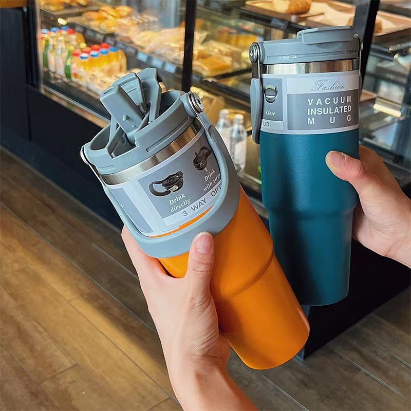 Handheld Dual Drink 304 Stainless Steel Insulated Cup