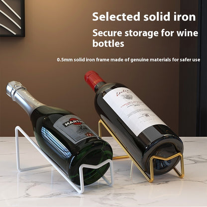 Household Simple Iron Wine Cabinet Living Room Holder