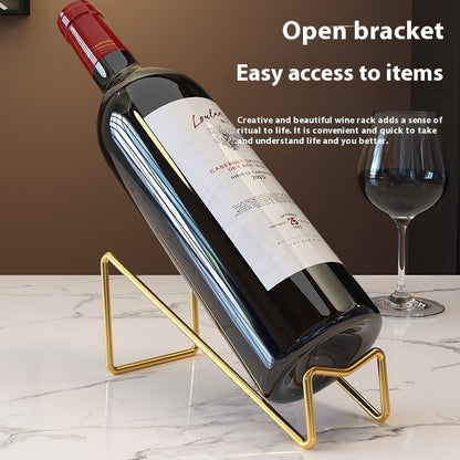 Household Simple Iron Wine Cabinet Living Room Holder